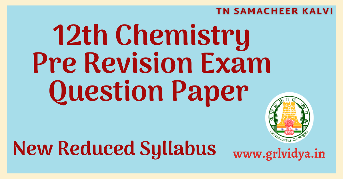 12th pre revision exam