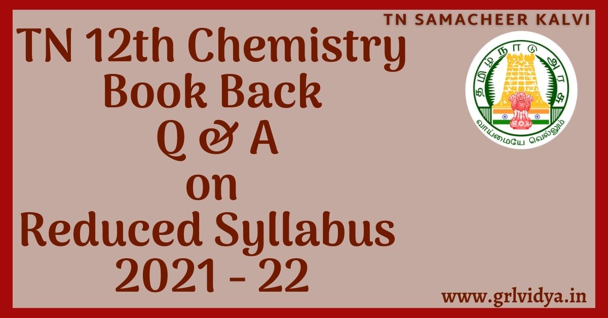 tn 12th chemistry q and a